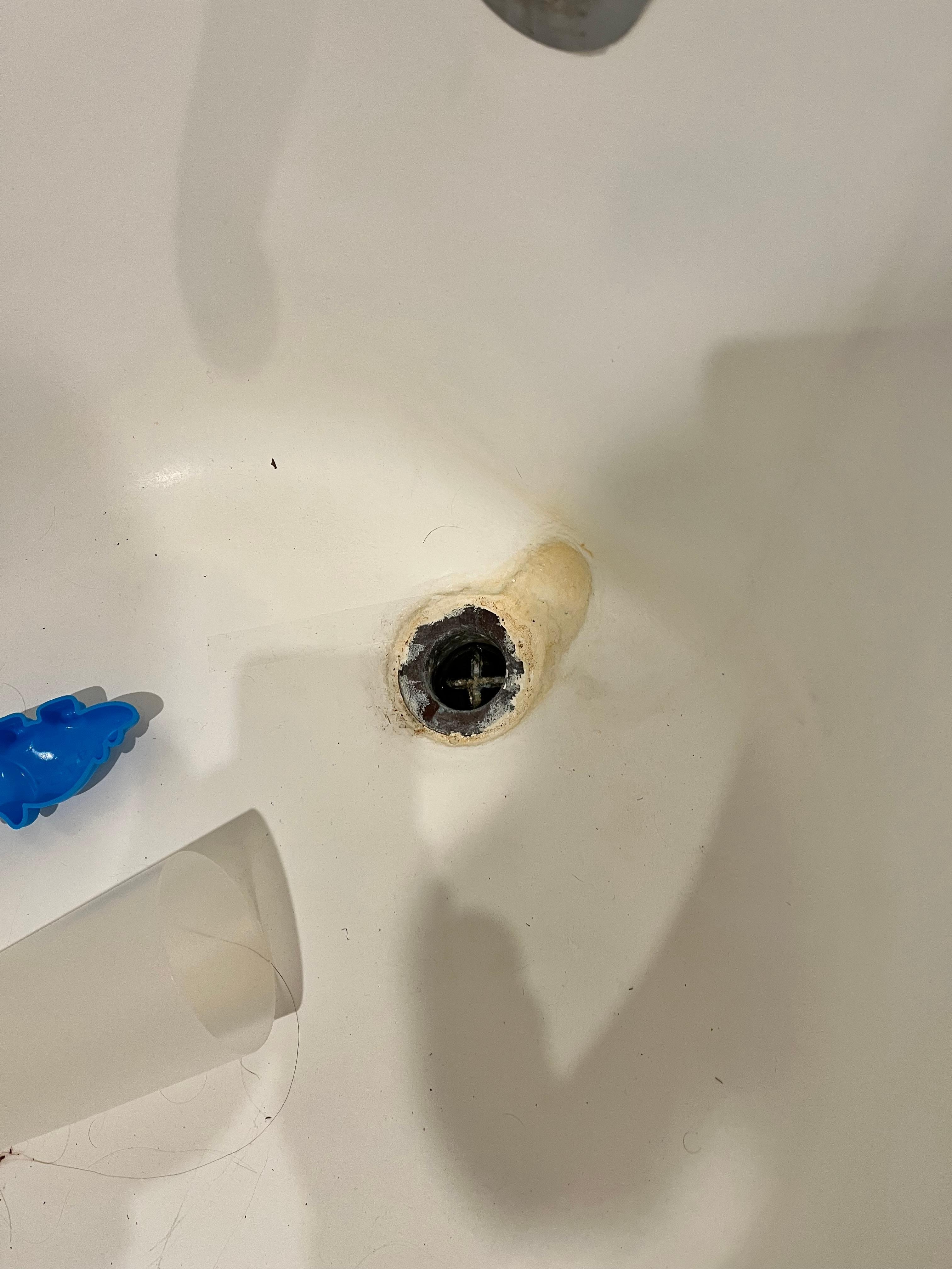 Plumbing fixtures in disrepair.