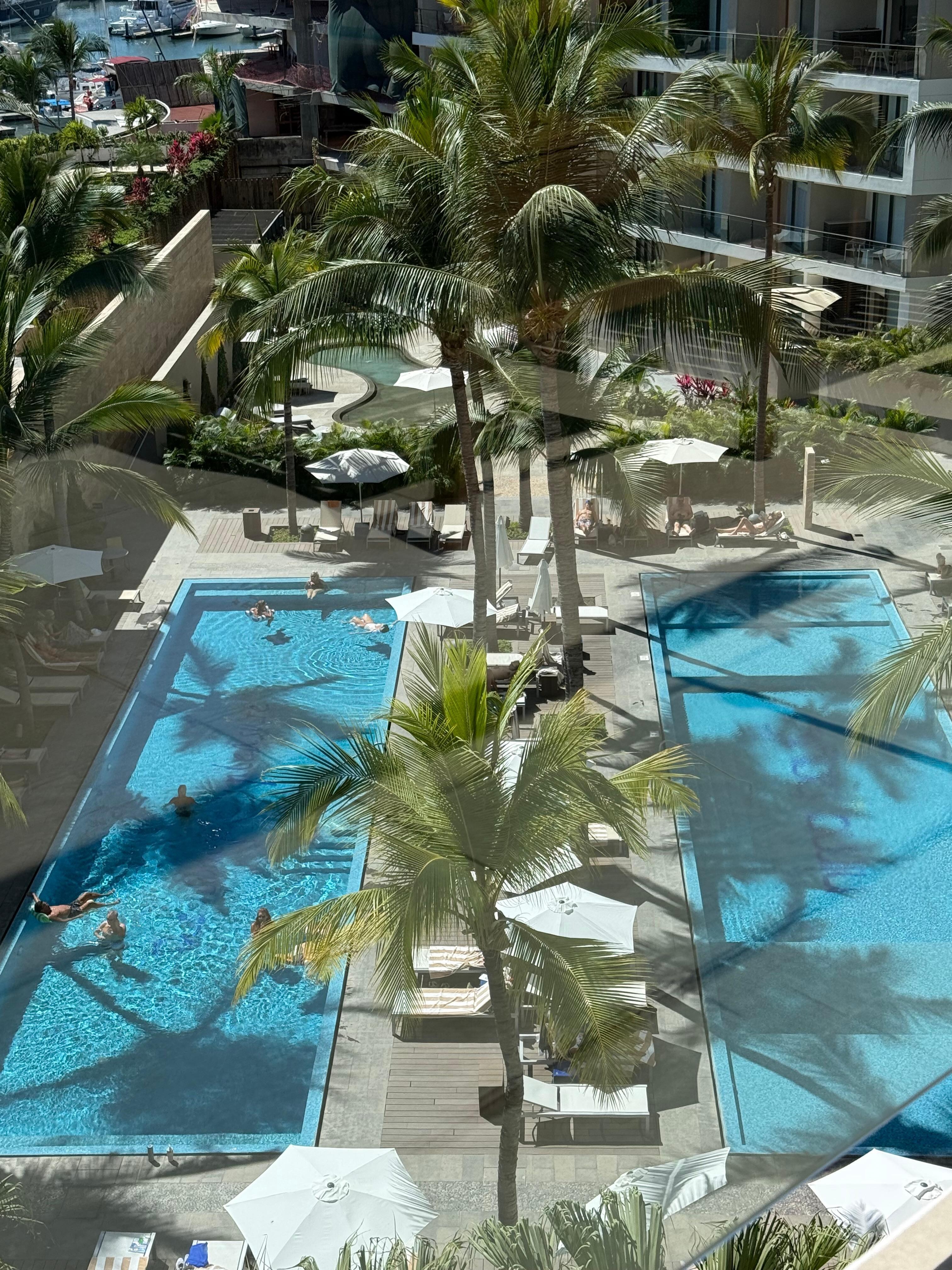 Beautiful, heated pools