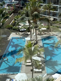 Beautiful, heated pools