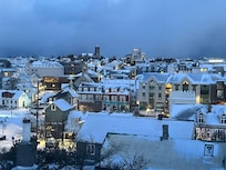 The view from our bedroom window.