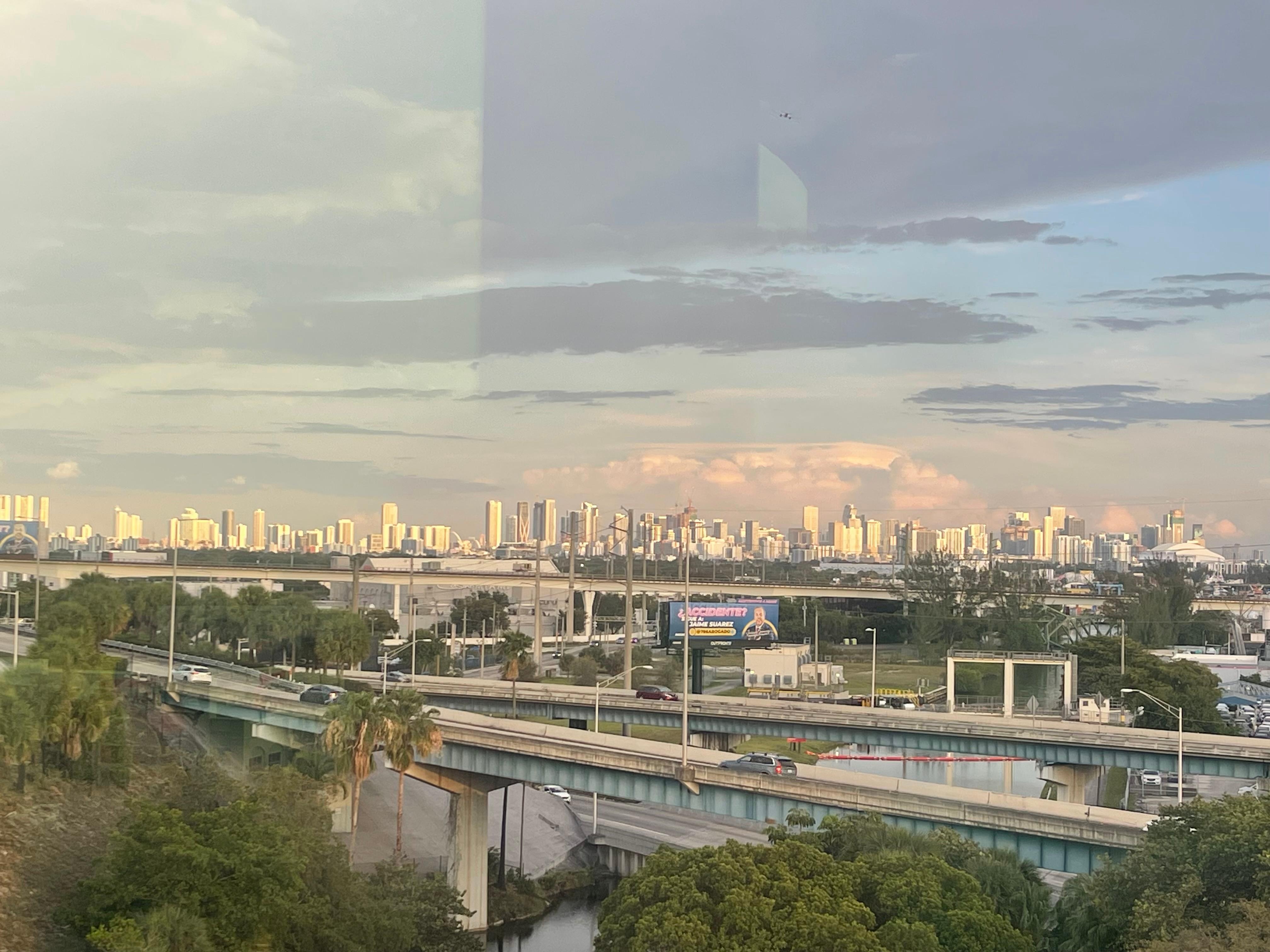 View from the restaurant 