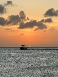 Sunset from nearby beach