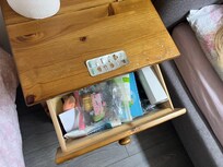 Medication in the drawers and I have an autistic child with me
