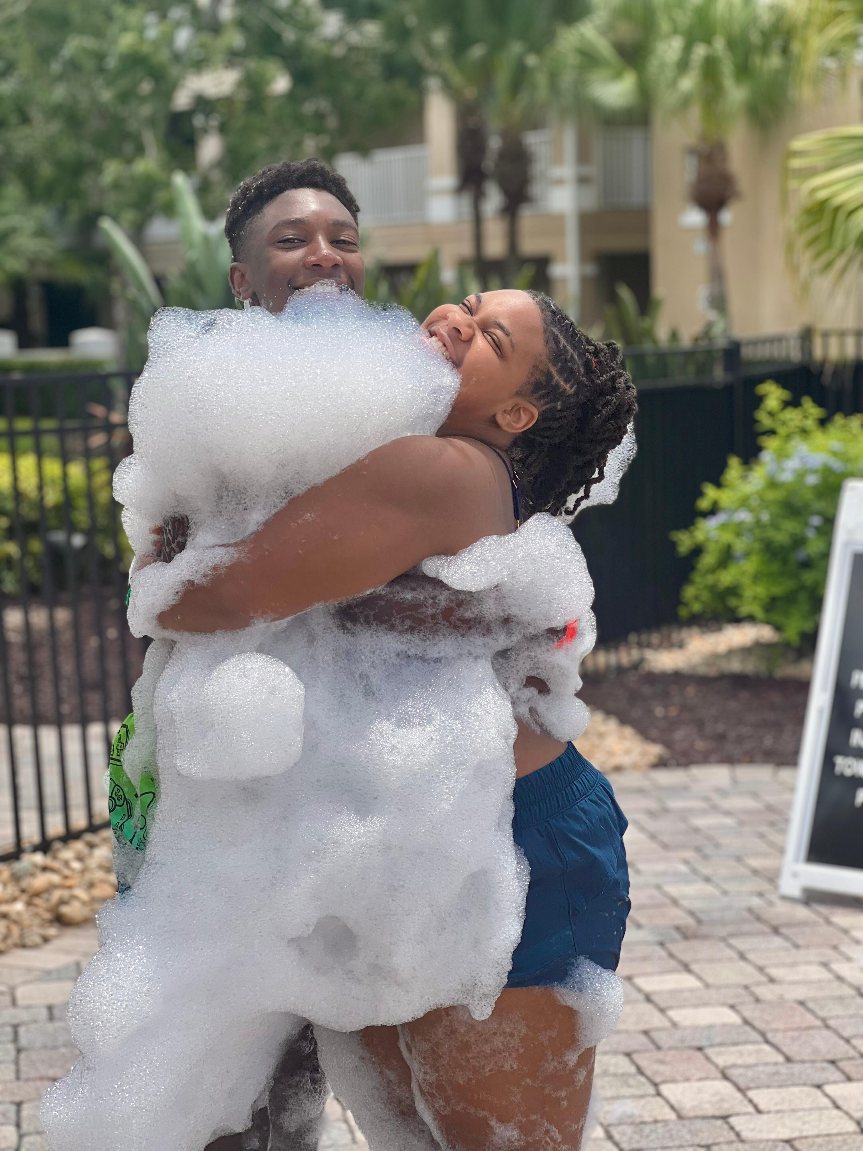 Foam party fun