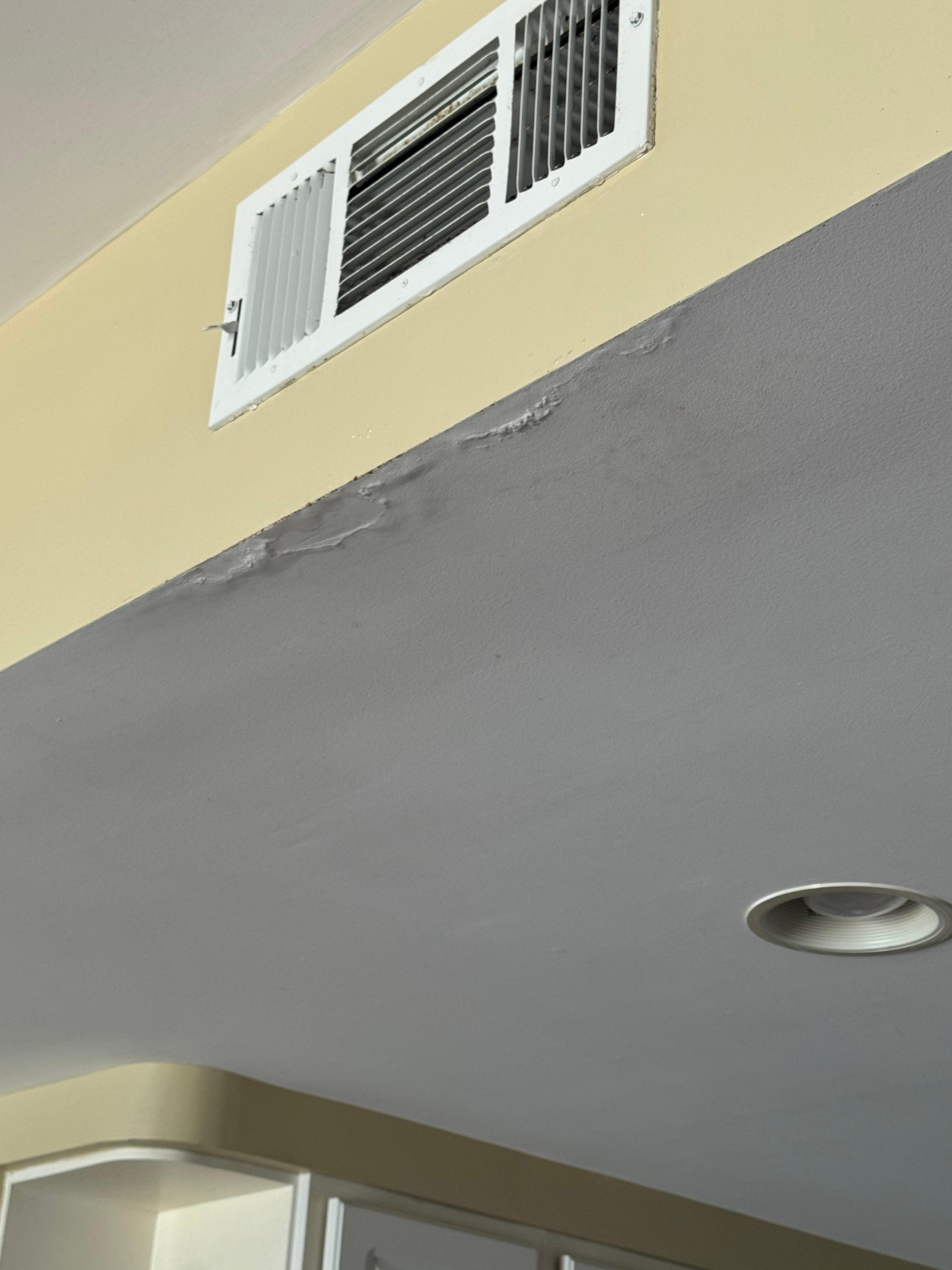 Morning of checkout, water leaking from the ceiling above the kitchen counter.  I guess I am glad that wasn’t blamed on my party as well!  