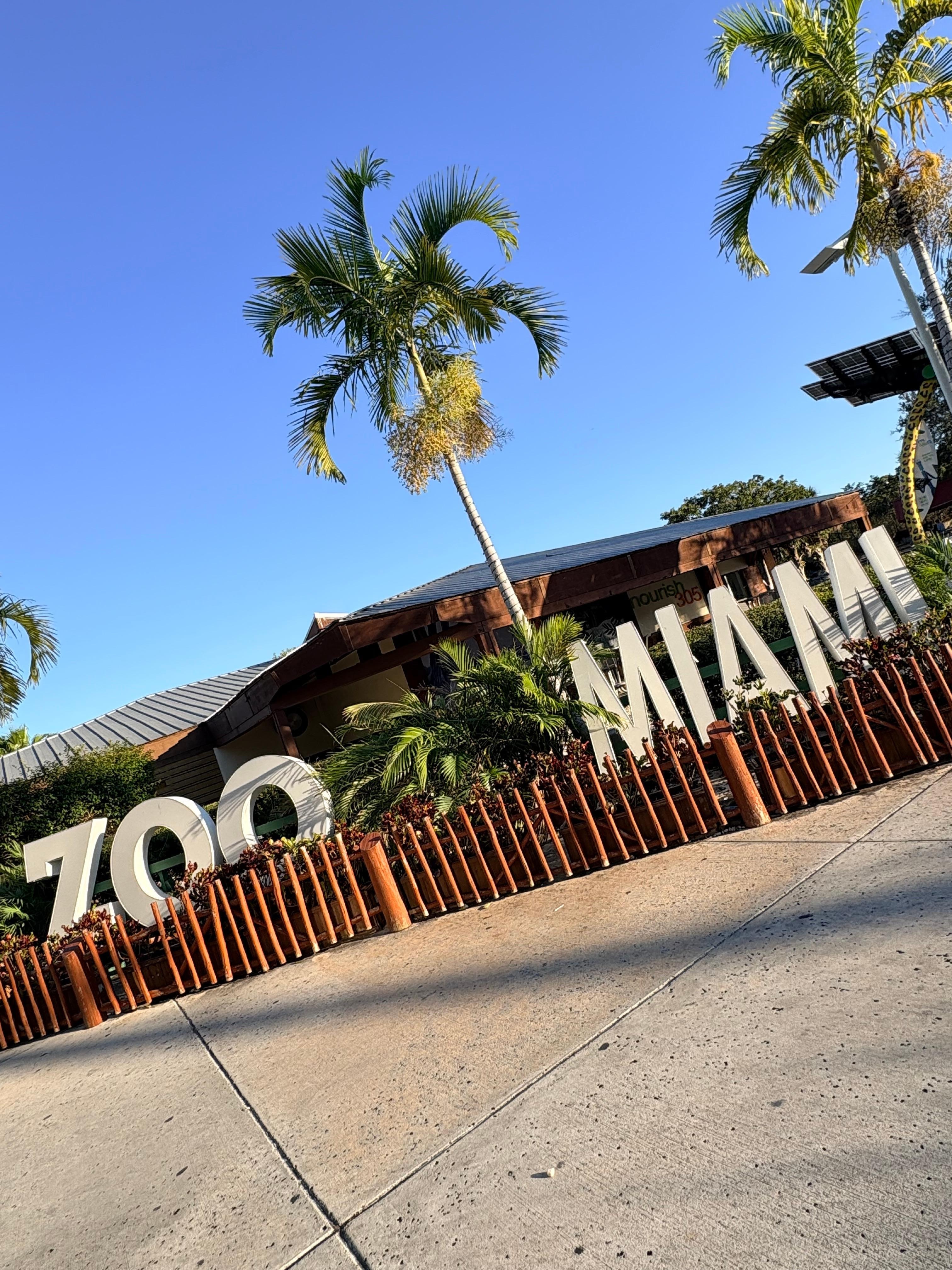 Miami Zoo was less than 1 hr drive away & so worth the visit!