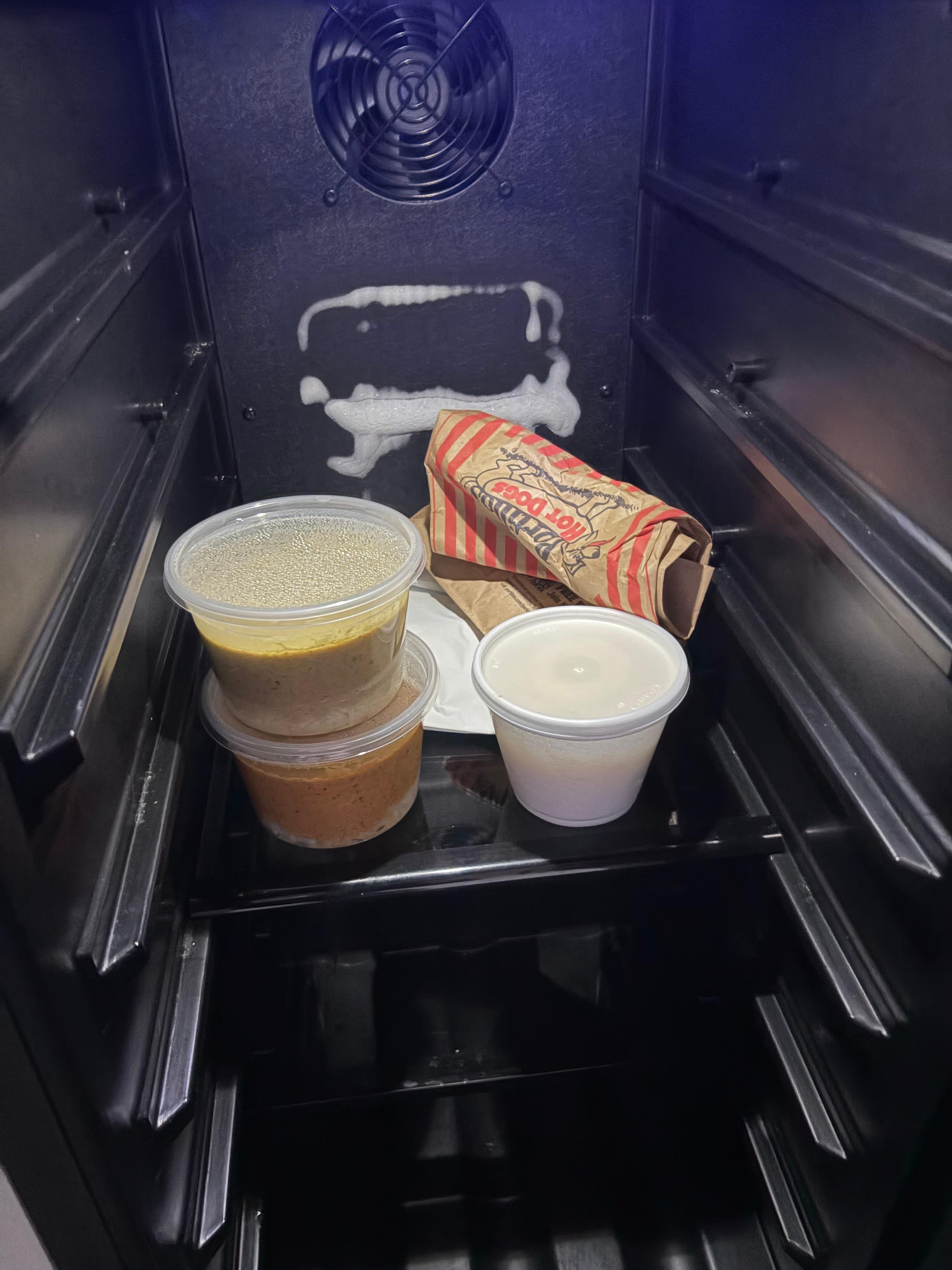 Days old moldy food in the refrigerator !!