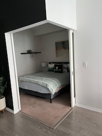 Bedroom had a comfortable bef