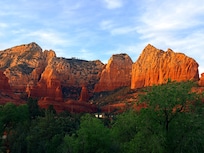 This sunset photo was taken from the street in front of the VRBO property. Amazing