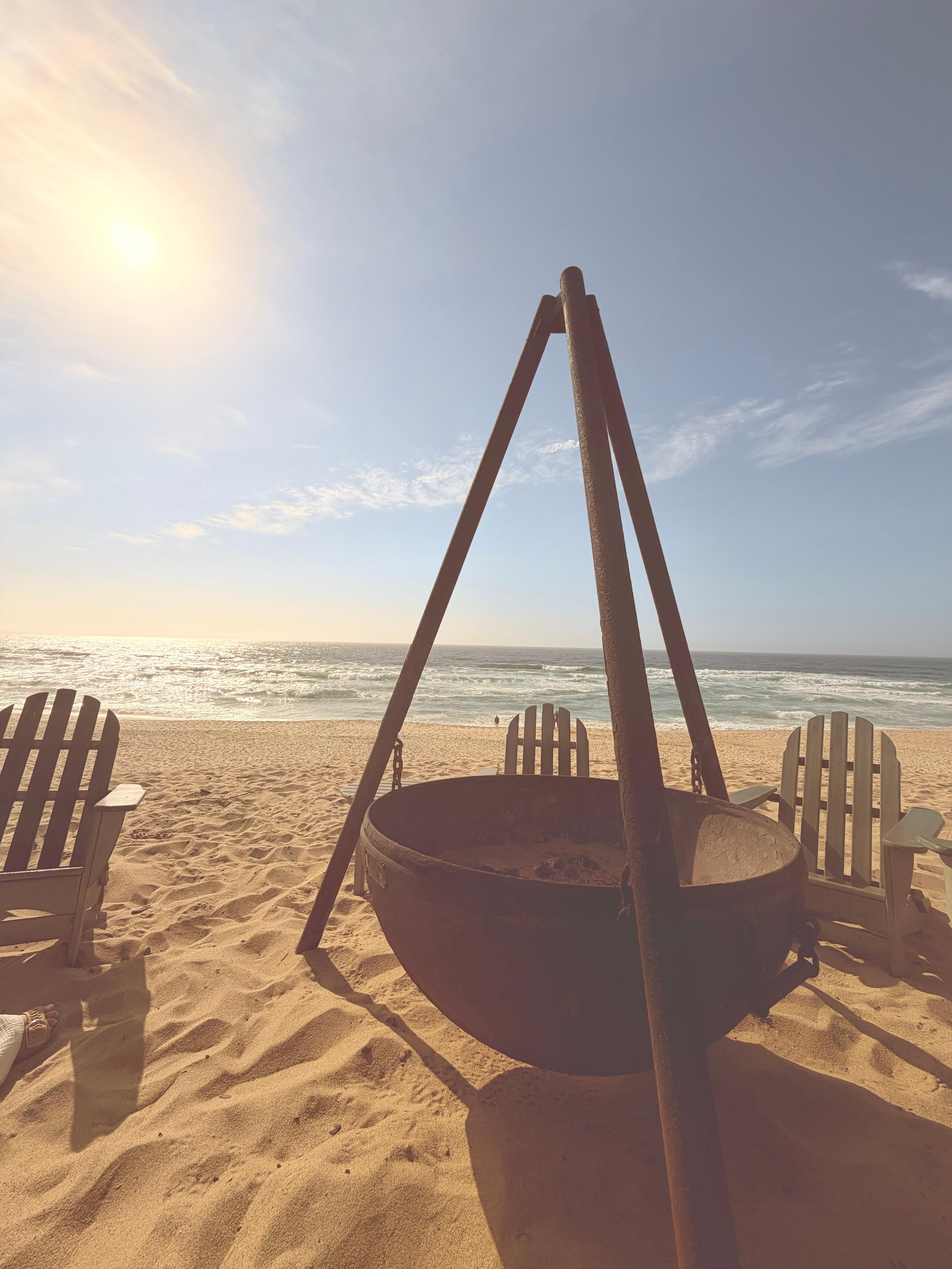 Bonfires are big and lots of seating but it’s first come first serve 