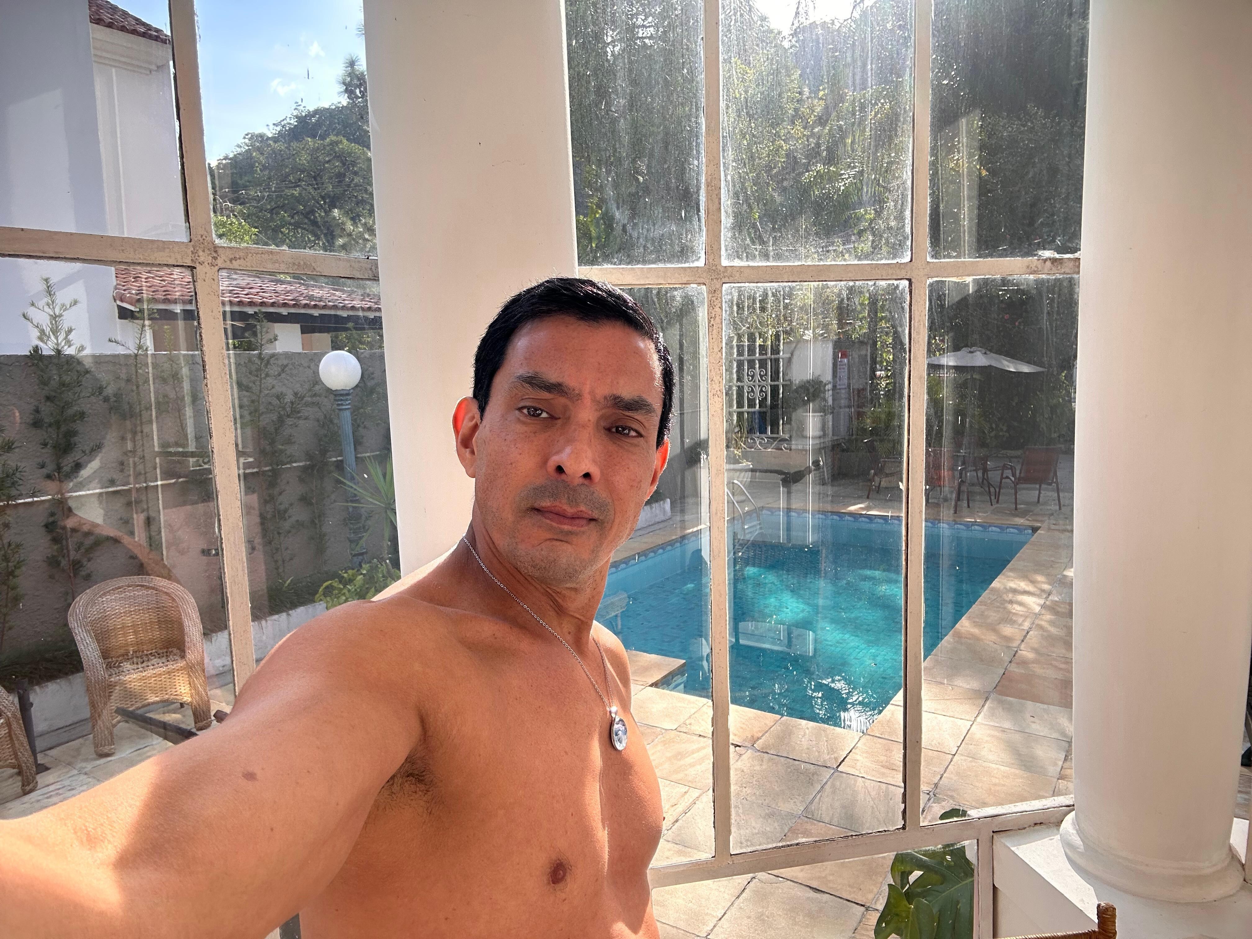 Varanda para a piscina