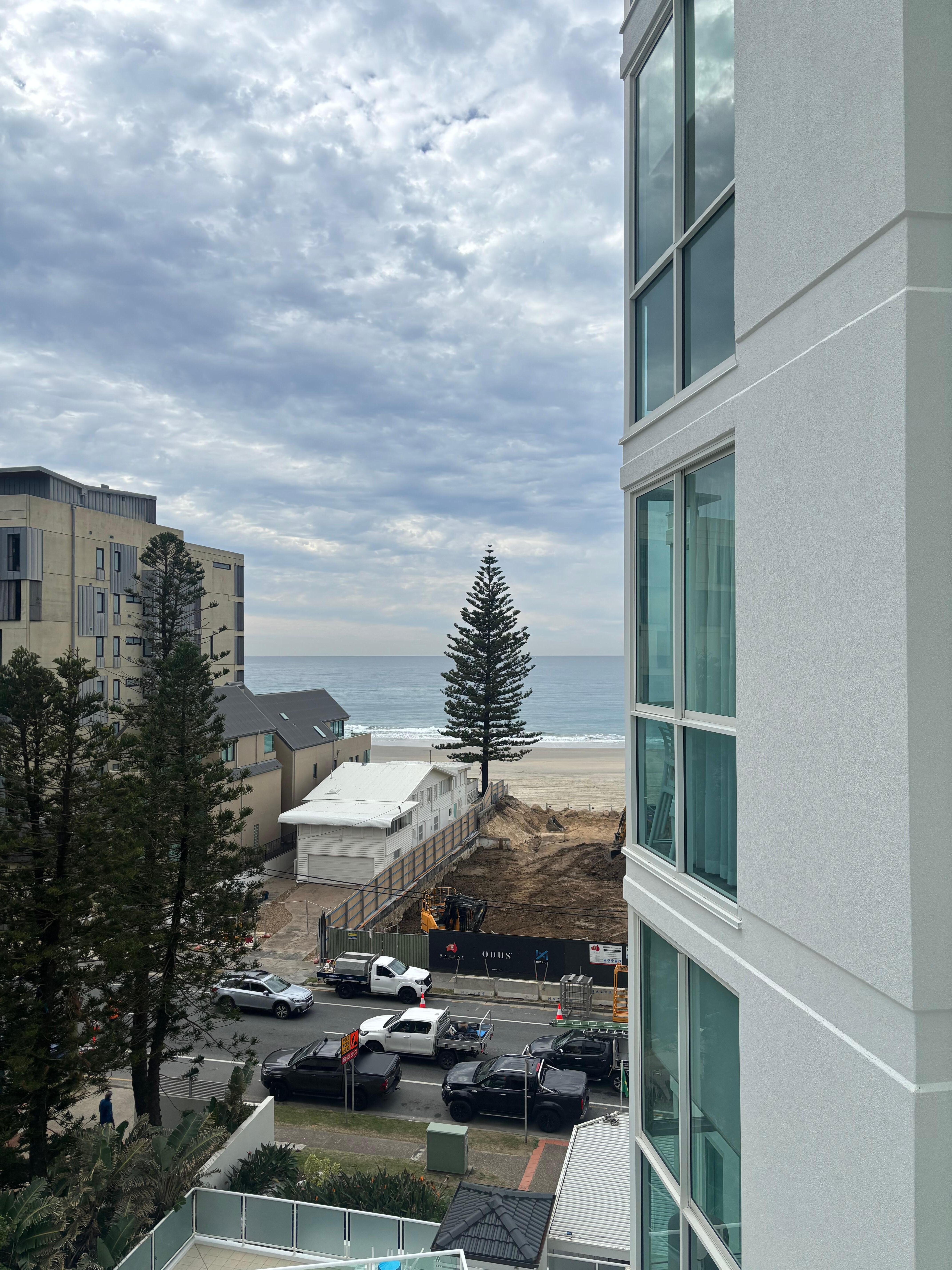 View from balcony 
