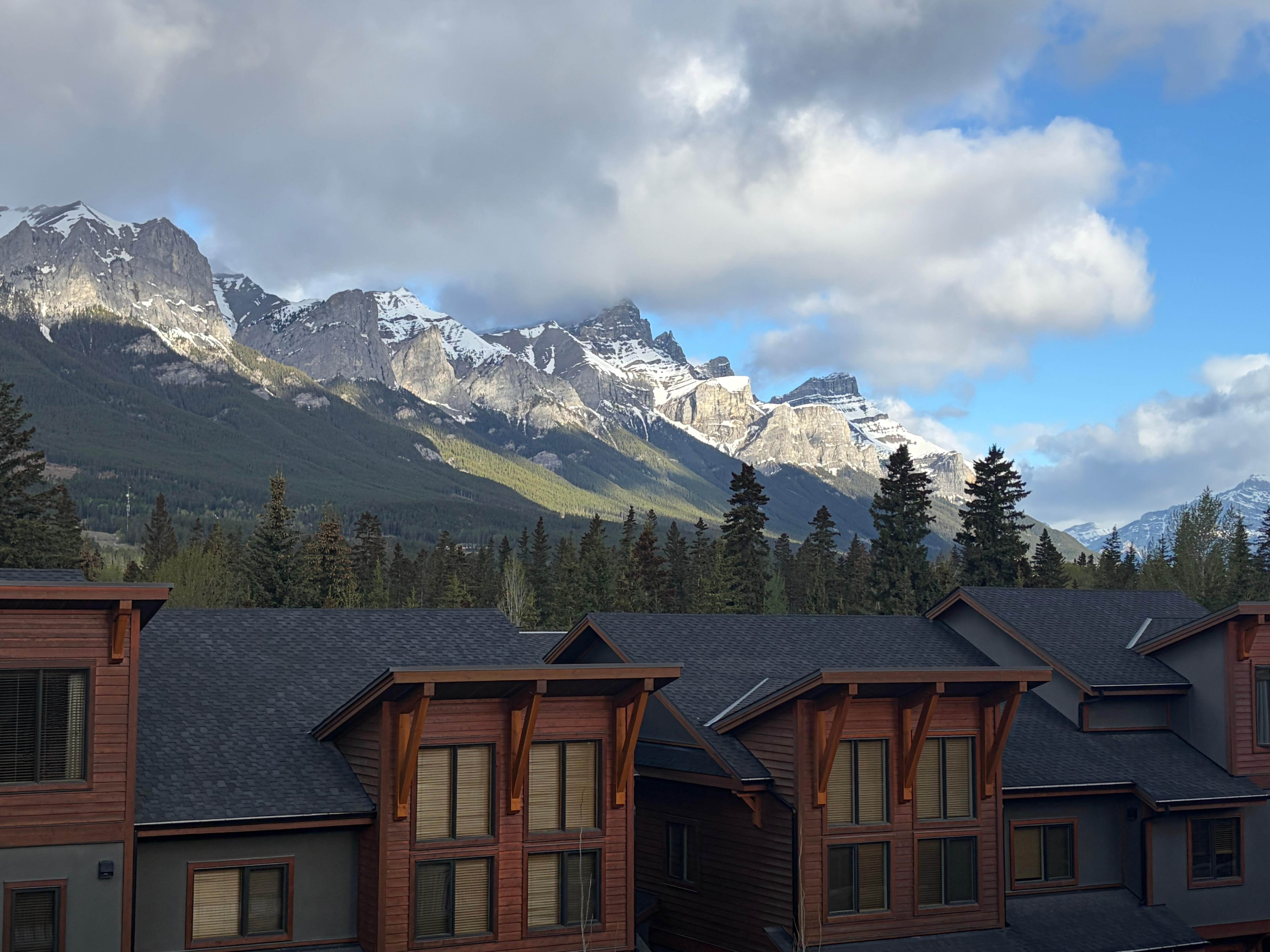 View from the balcony. 