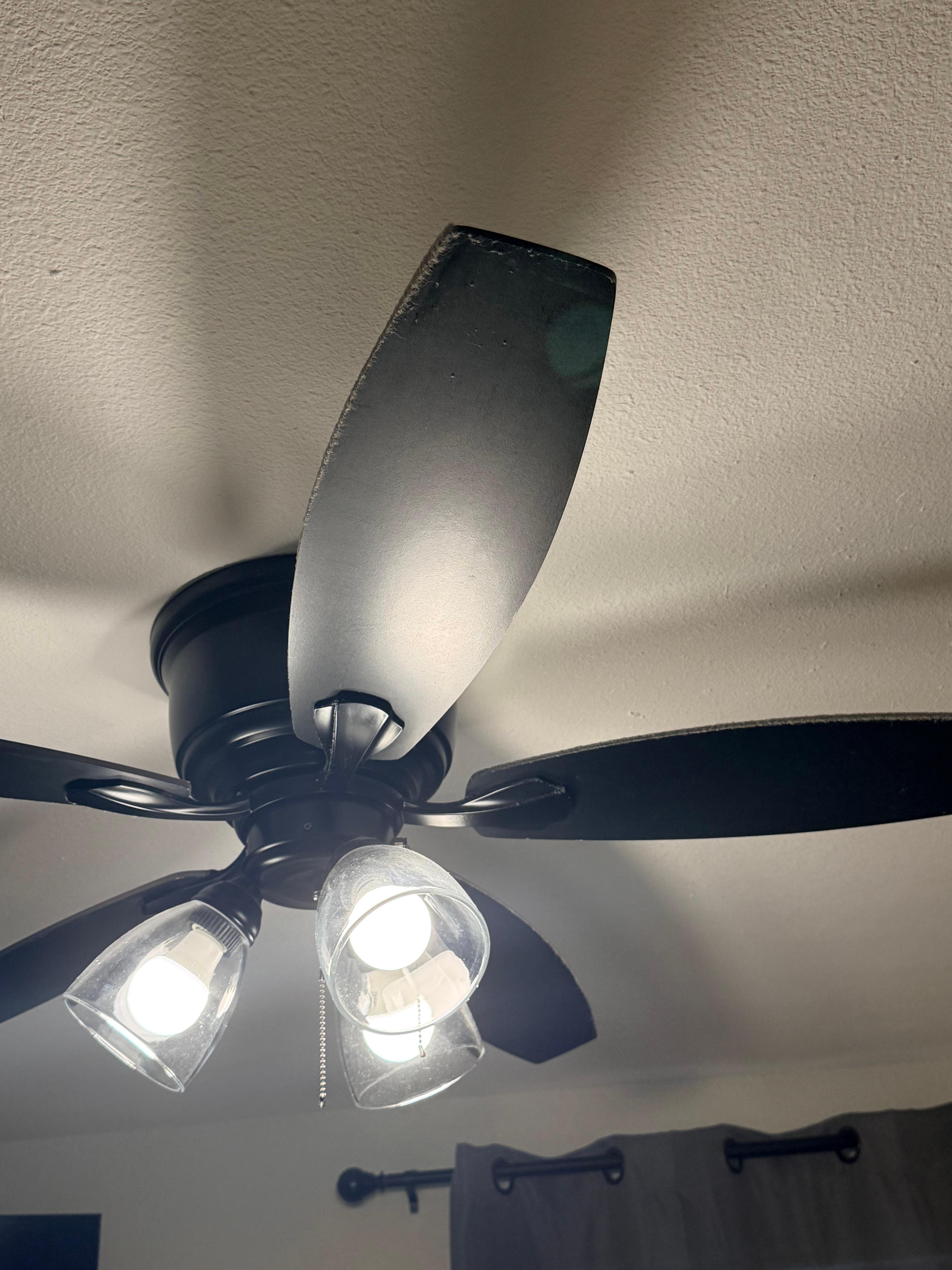 Bedroom ceiling fan 