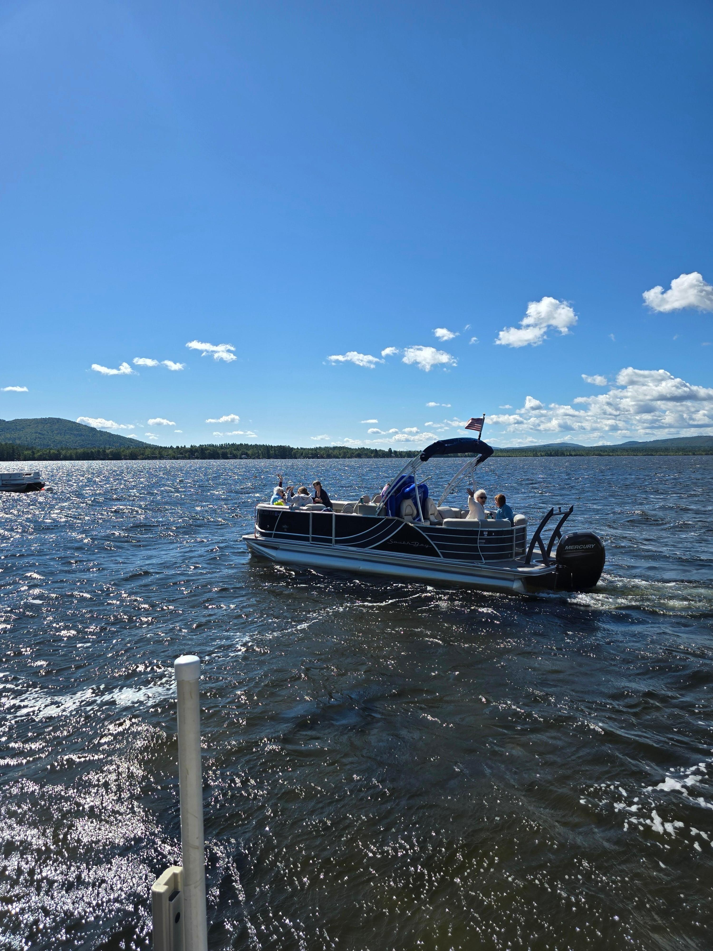 Boating on Lake ossipee