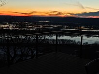 Sunset from the deck
