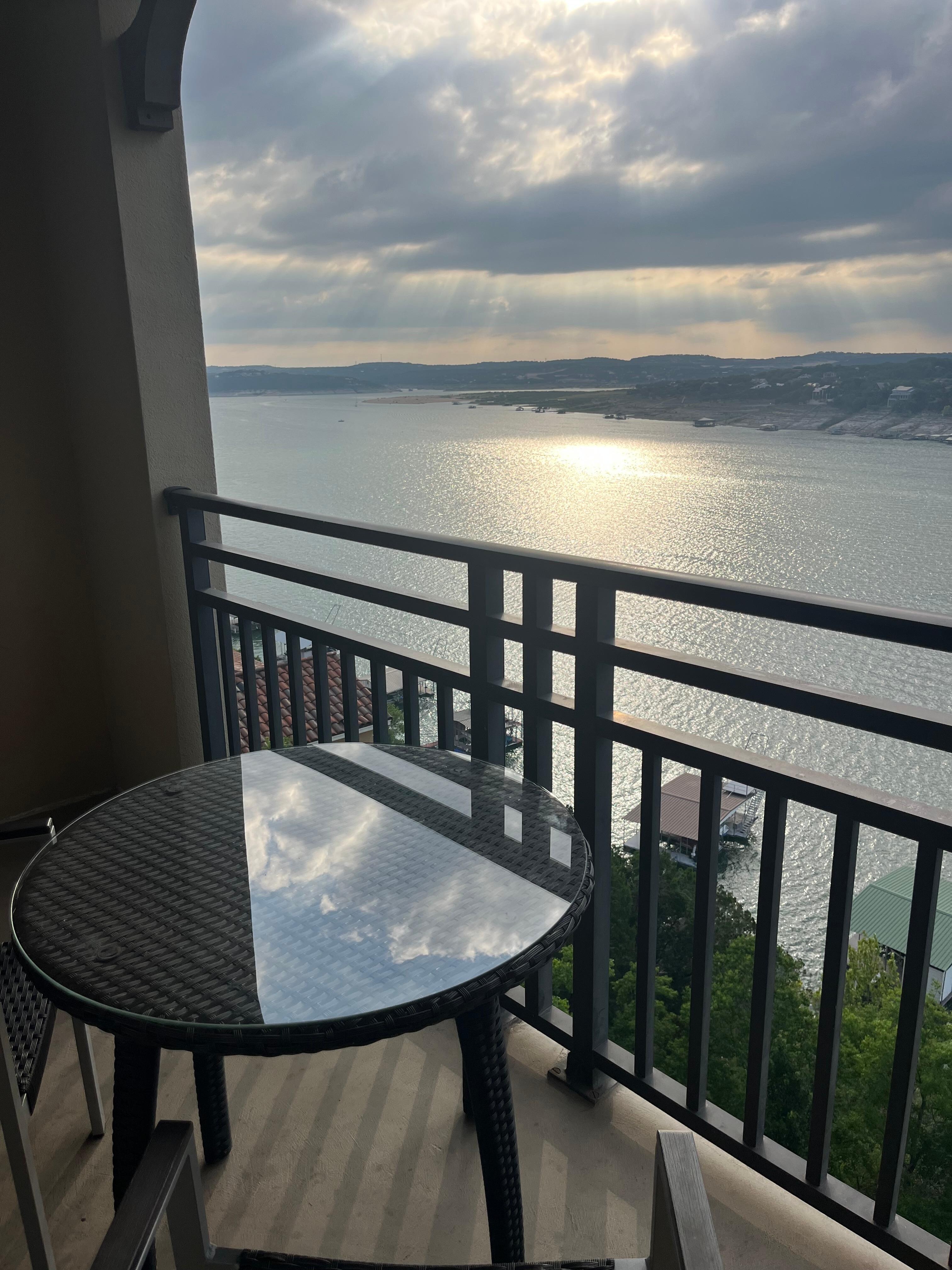 View from balcony 
