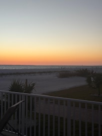 Sunset from pool.