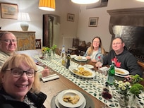 Eating in the dining room - could add a lot more people!