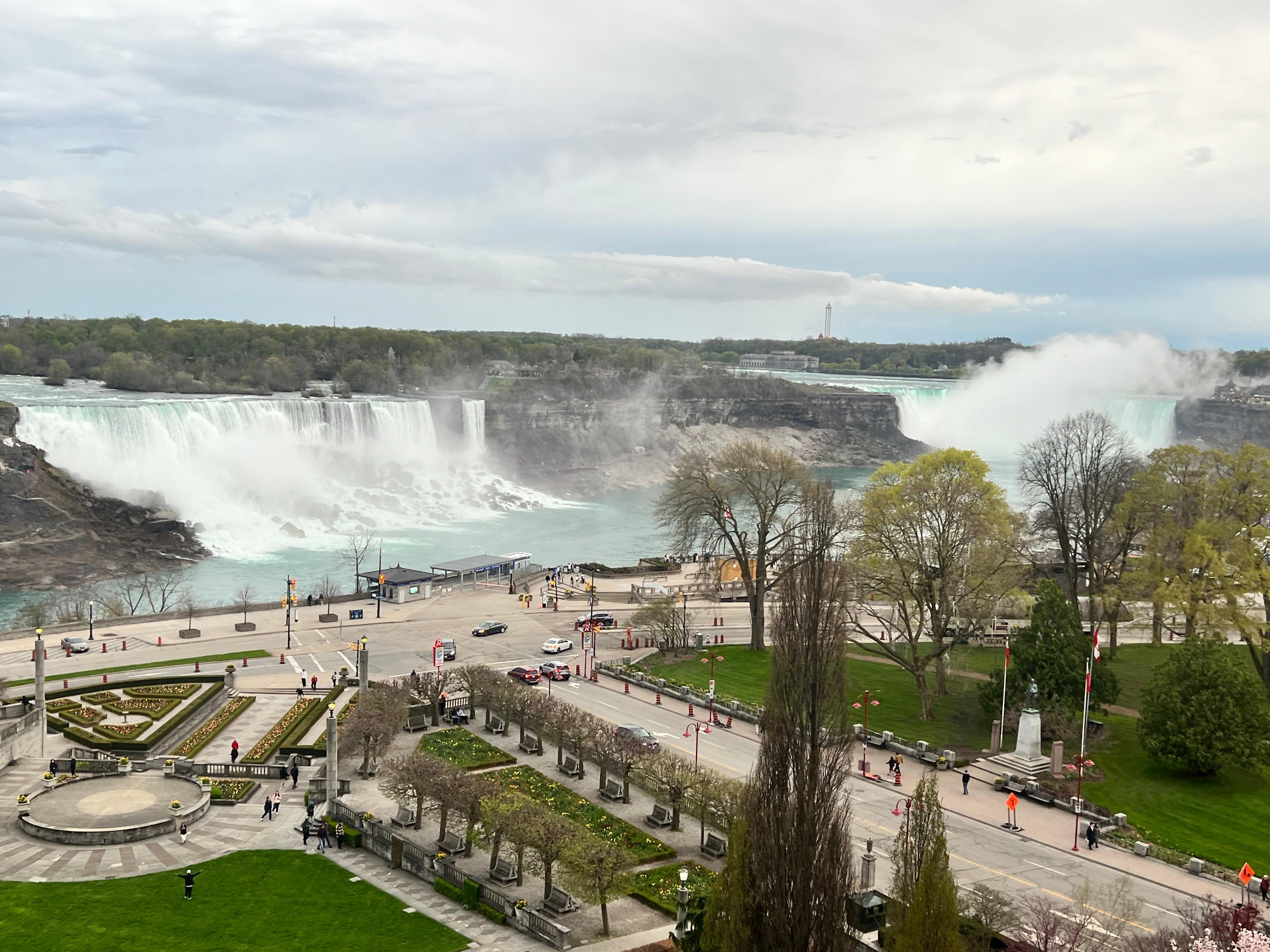 View from our room.