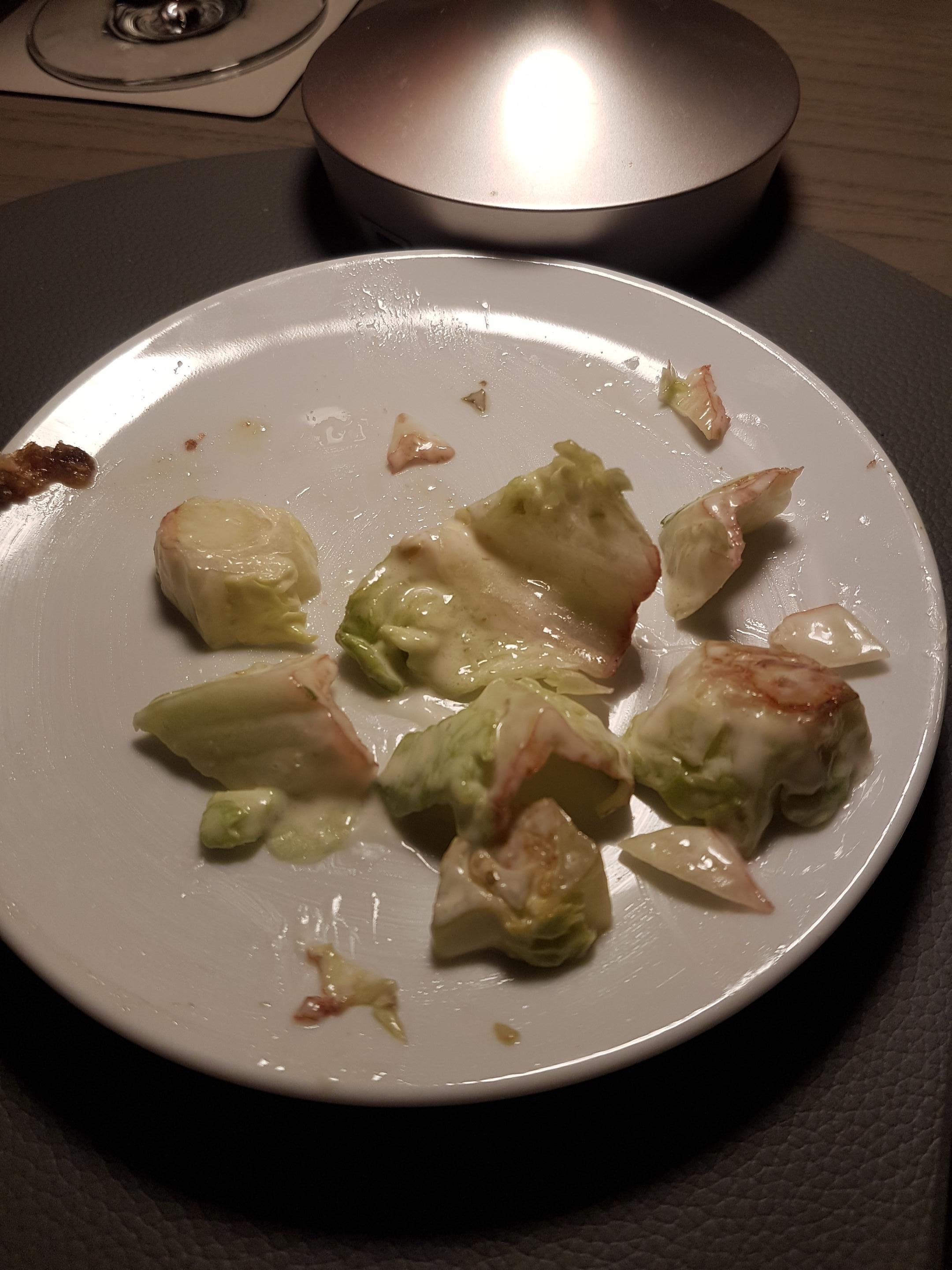 dont know how long the vegetables stay not served, all oxidied