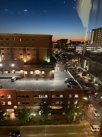 View from the window on the 10th floor.