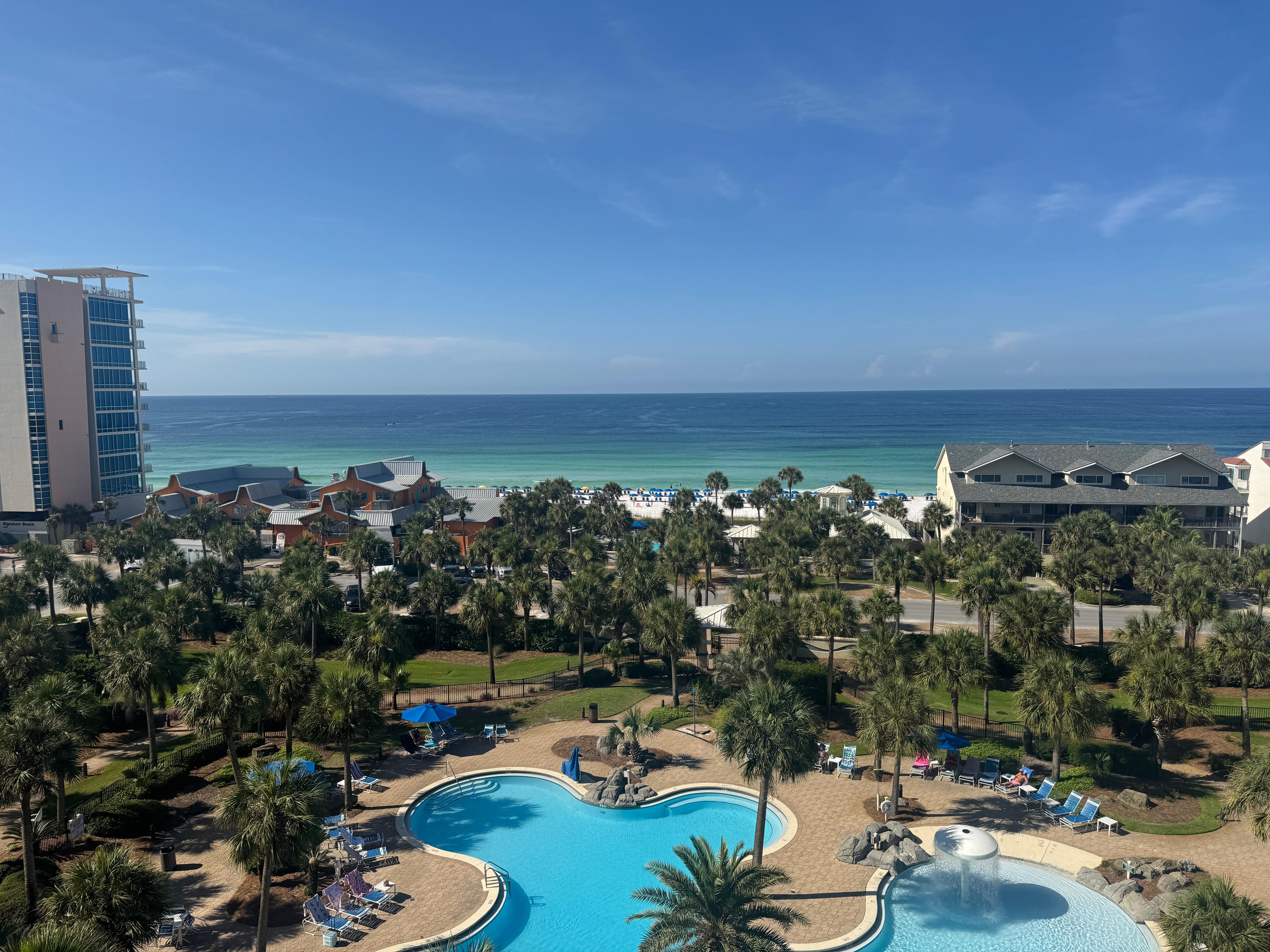View from balcony.