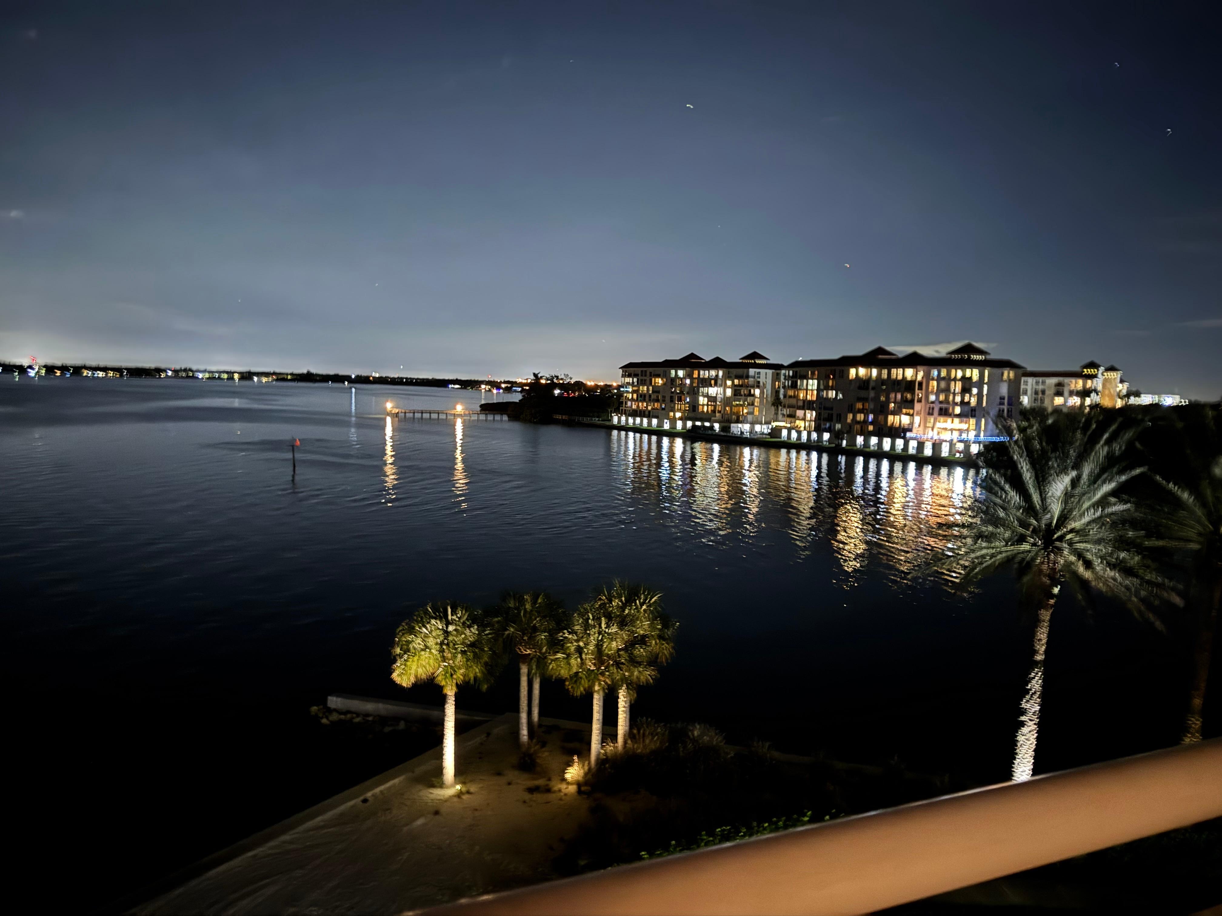  Night time view from the lanai