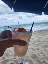 Cocktails on the beach