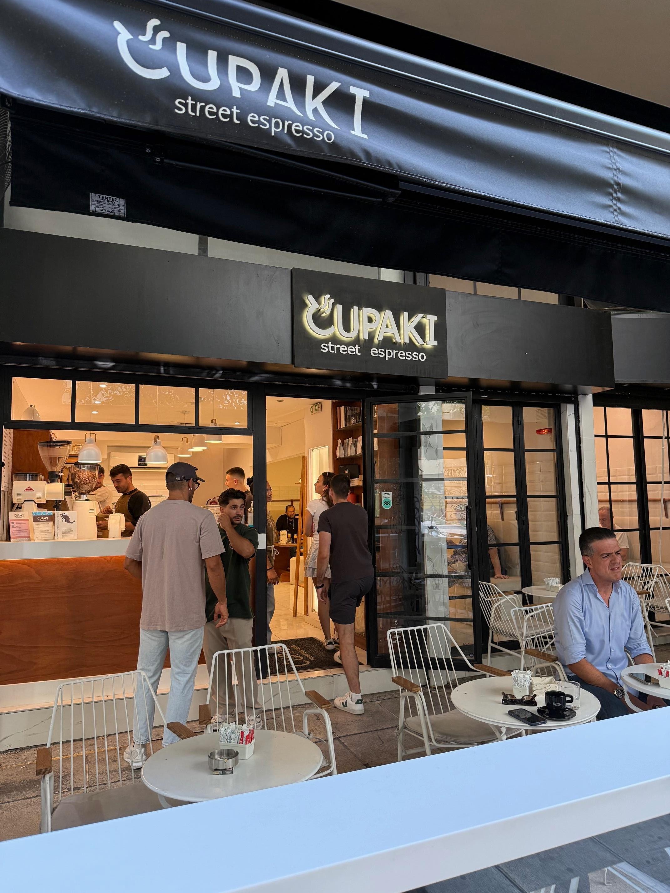 Cupaki - best coffee in Athens just minutes from Spot.  
