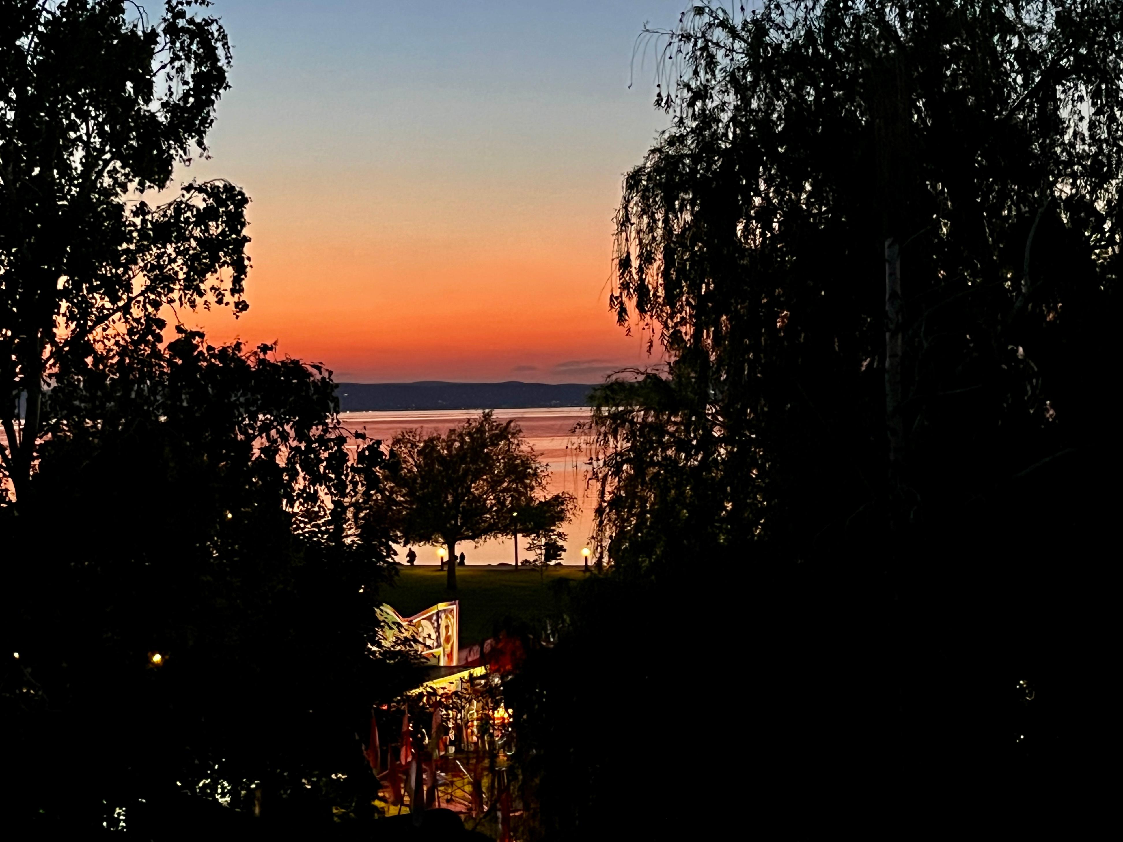 Sunset from my balcony.