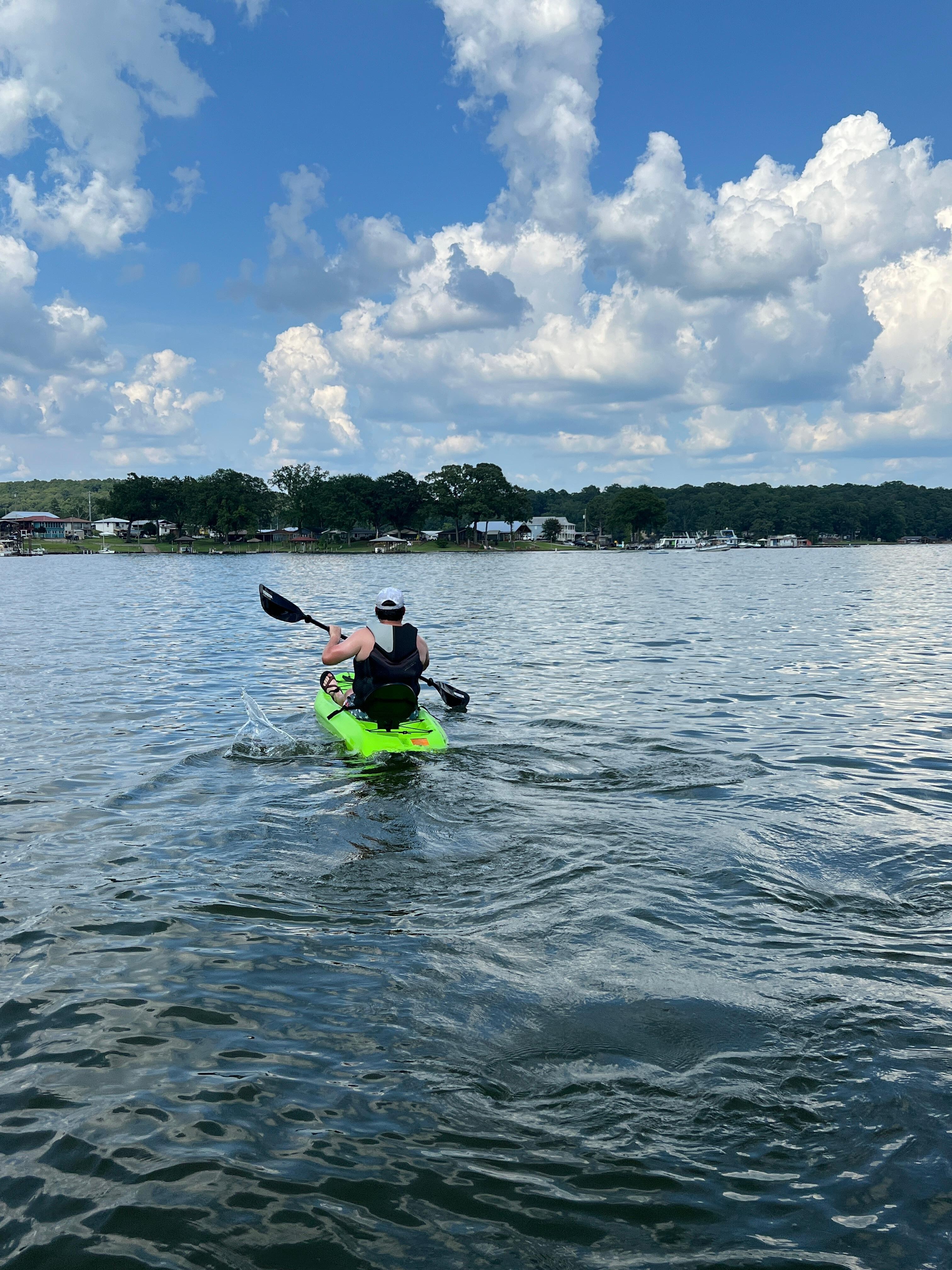 Test your skills at Kayaking or Paddle board. 