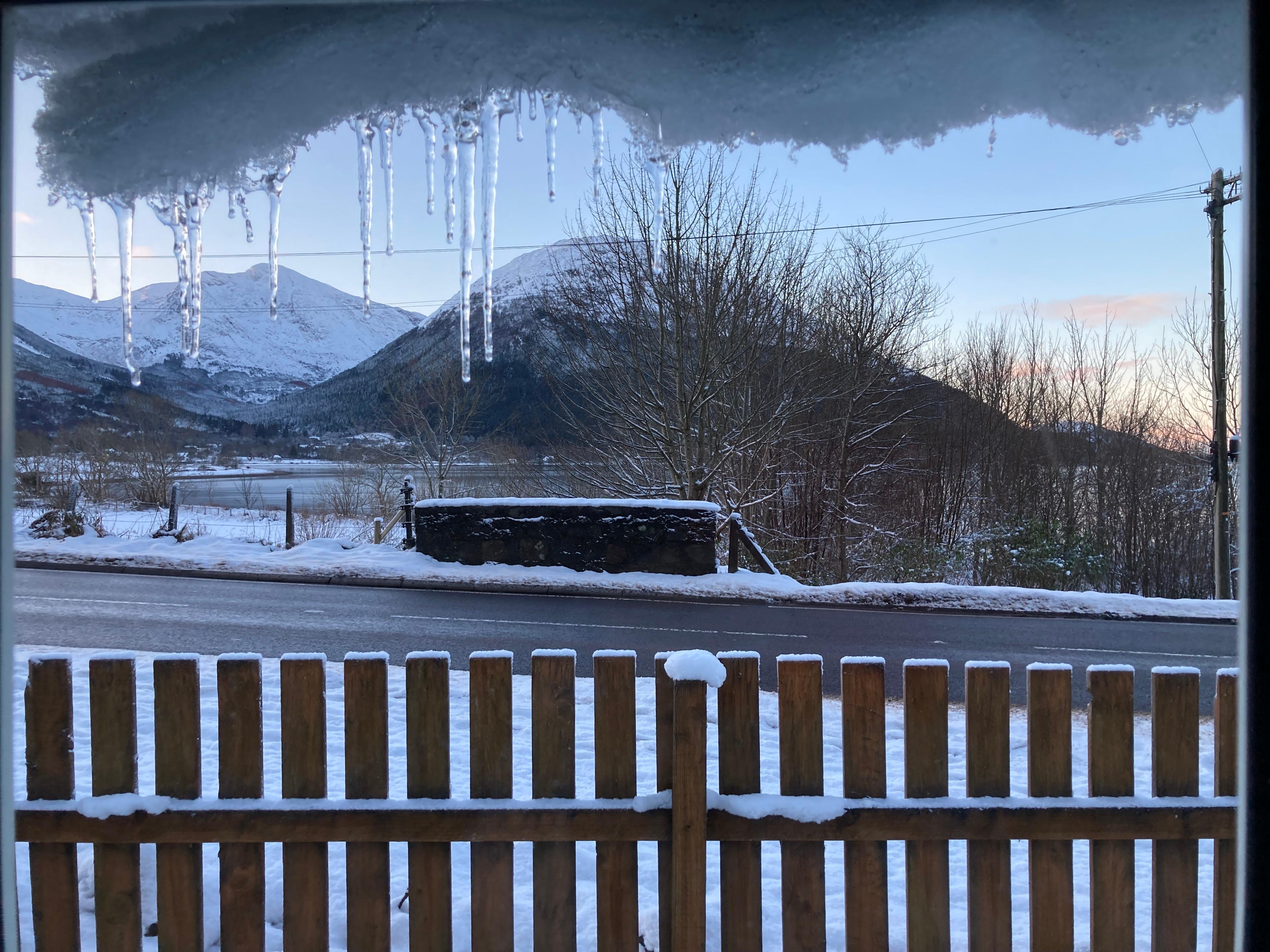 View from bedroom window