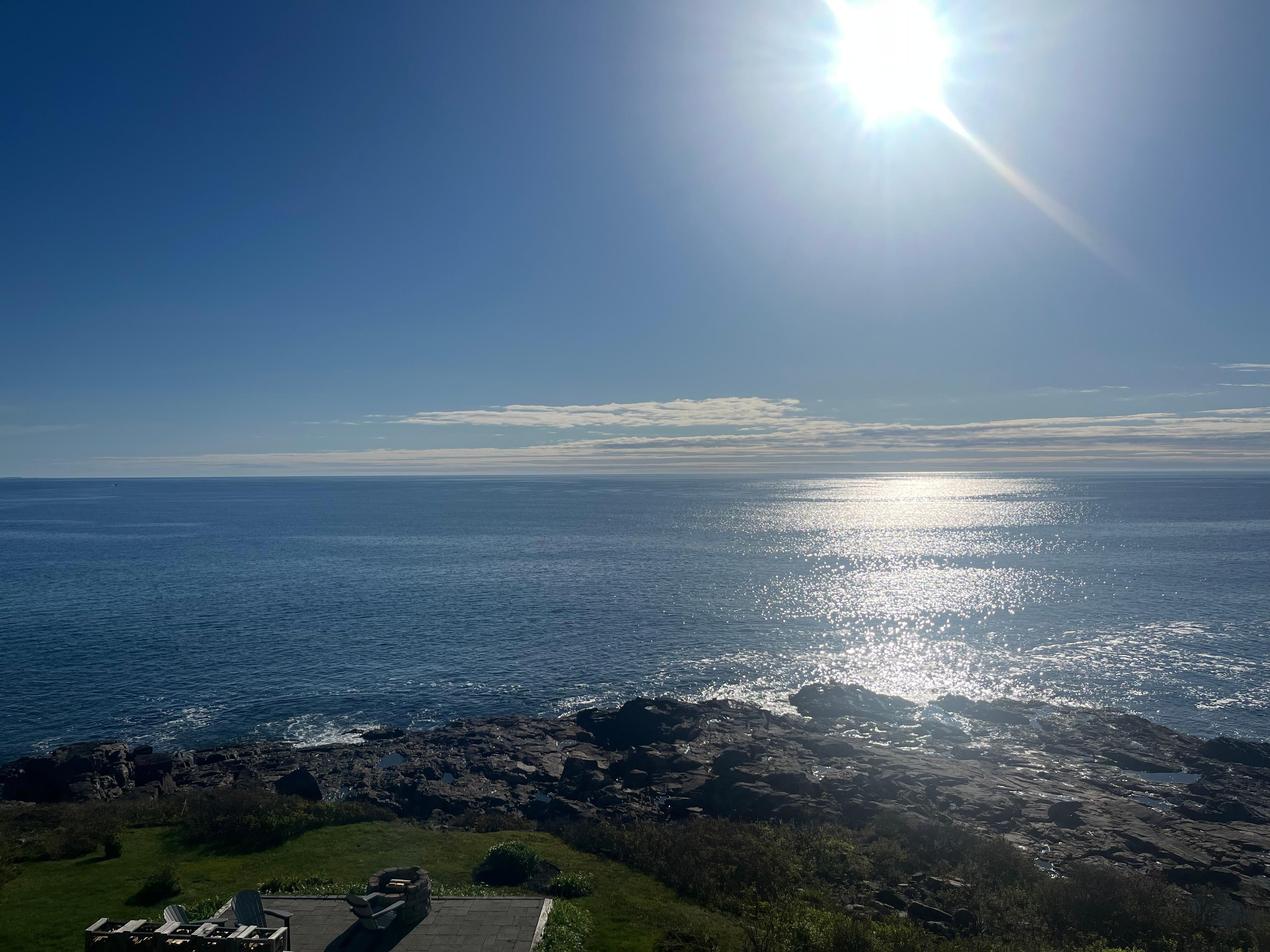 Morning view from the deck
