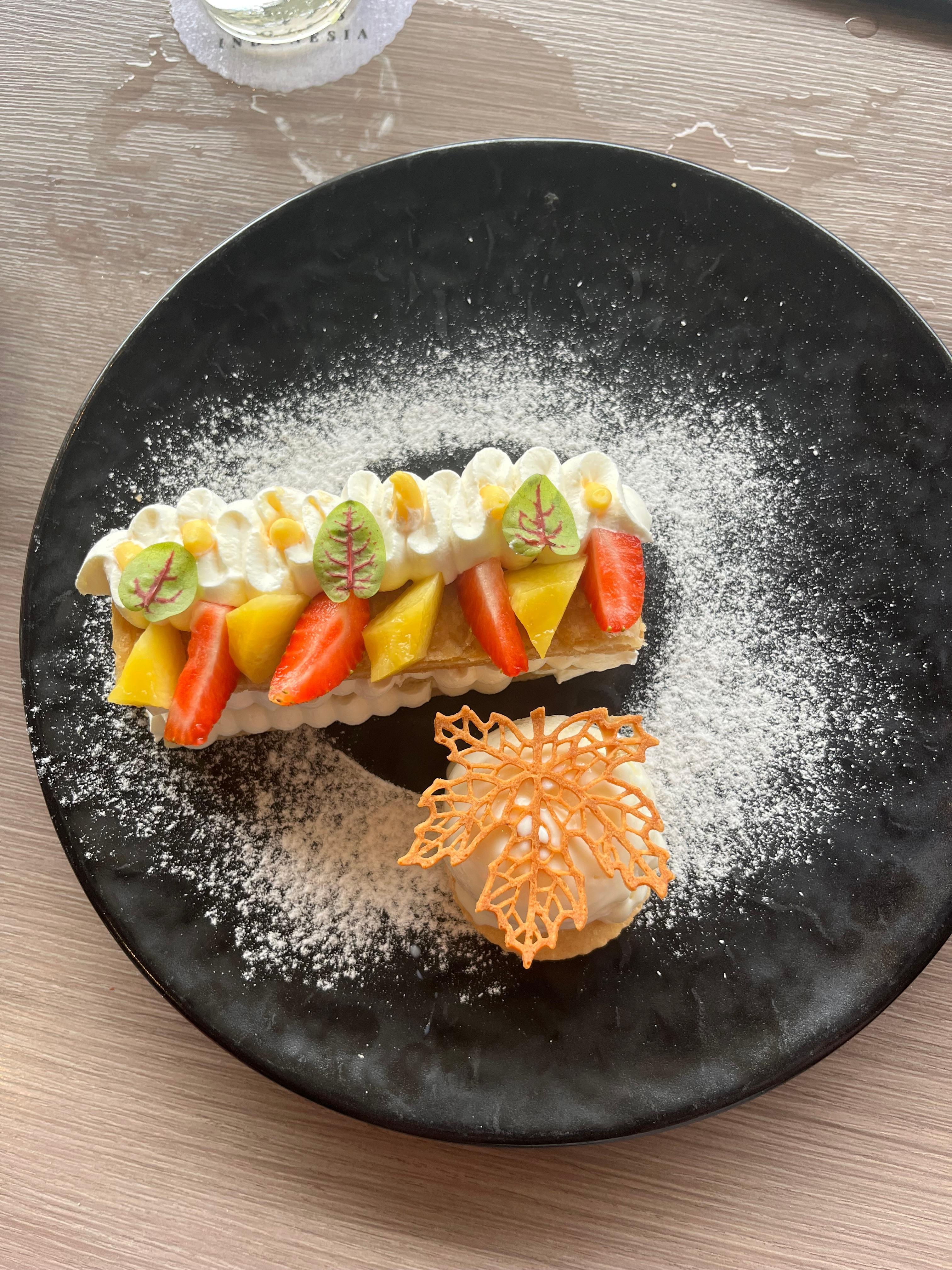 Desert from restaurant 