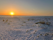 Sunset from beach