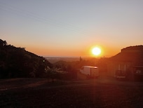 Tramonto sul mare di Viareggio dalla casina di Laura