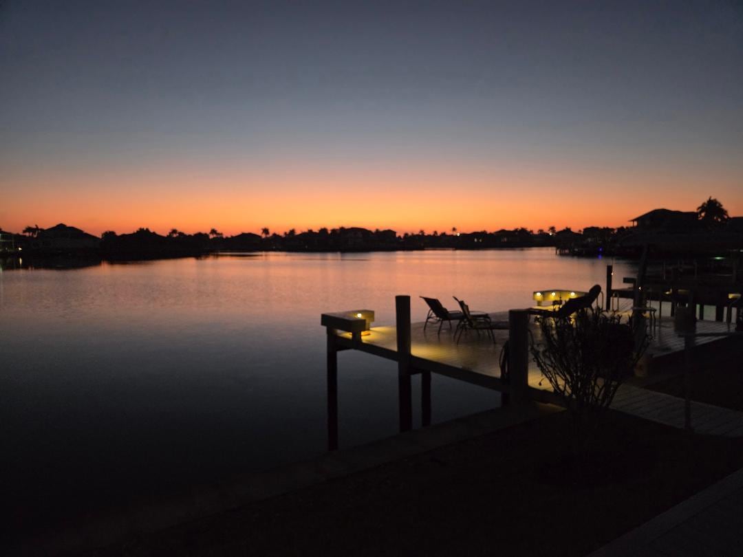 Marco sunrise from back deck