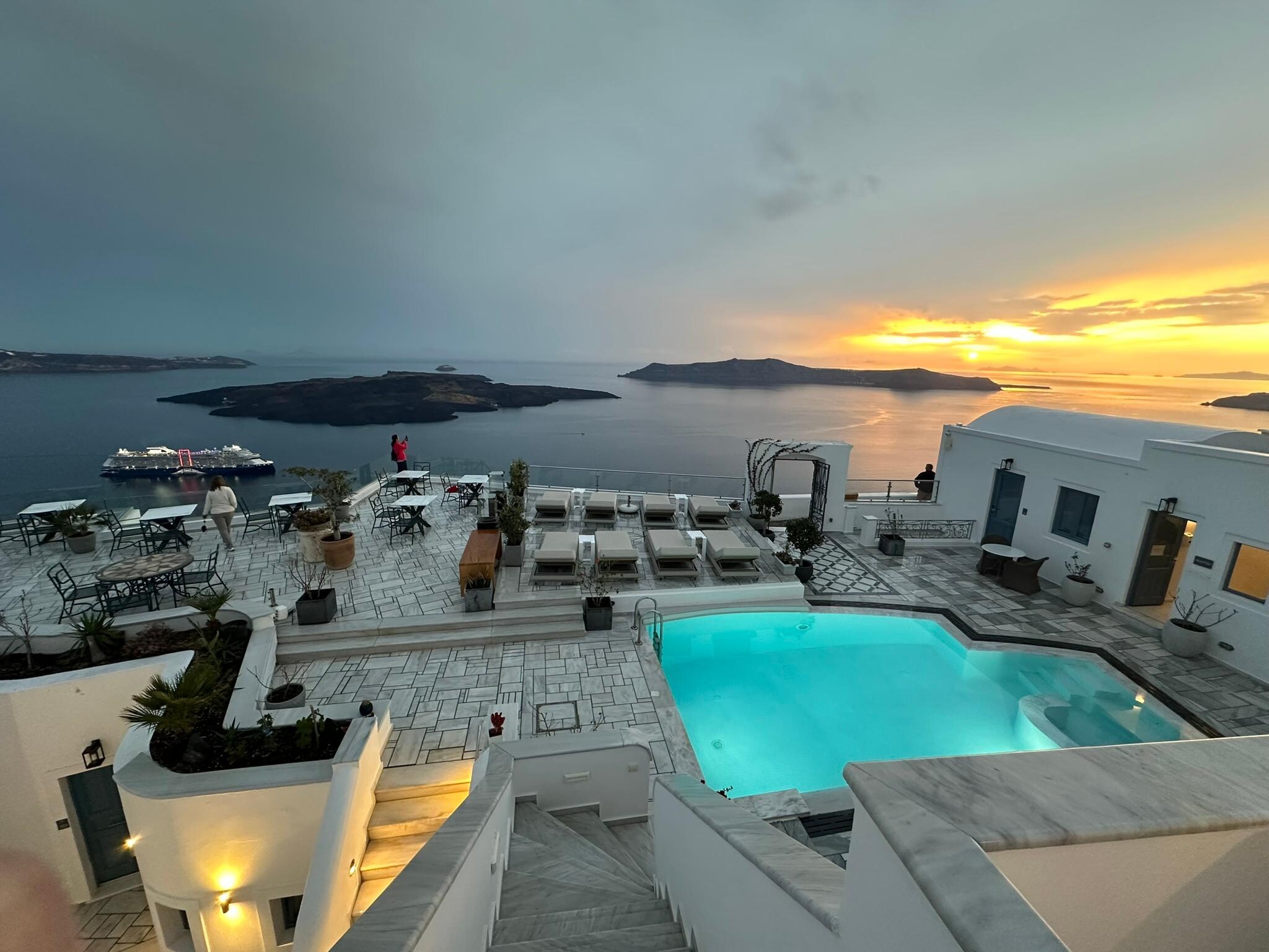 Patio and pool view