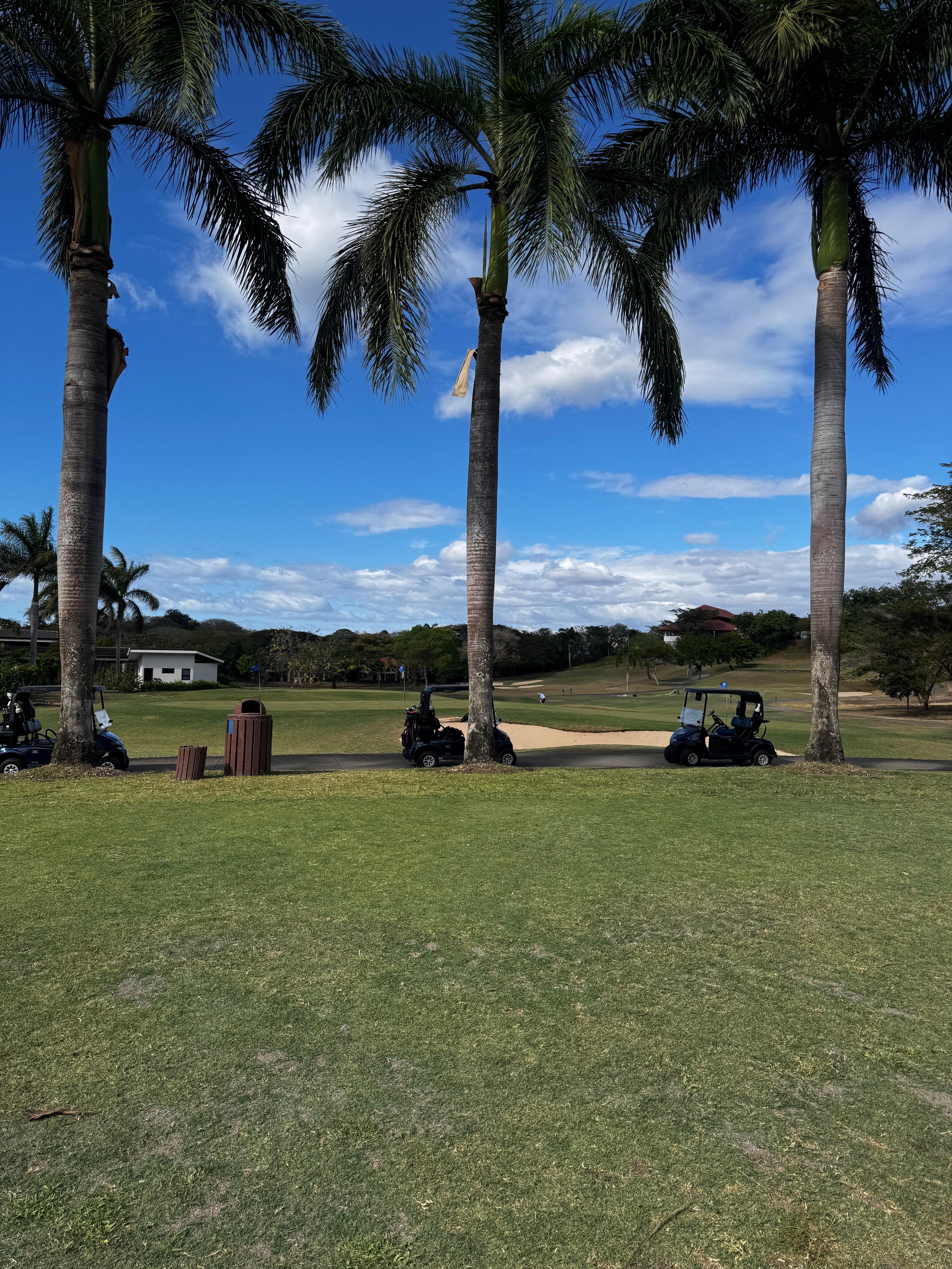 Golf course was picturesque 