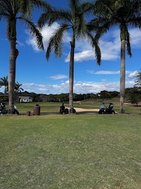 Golf course was picturesque