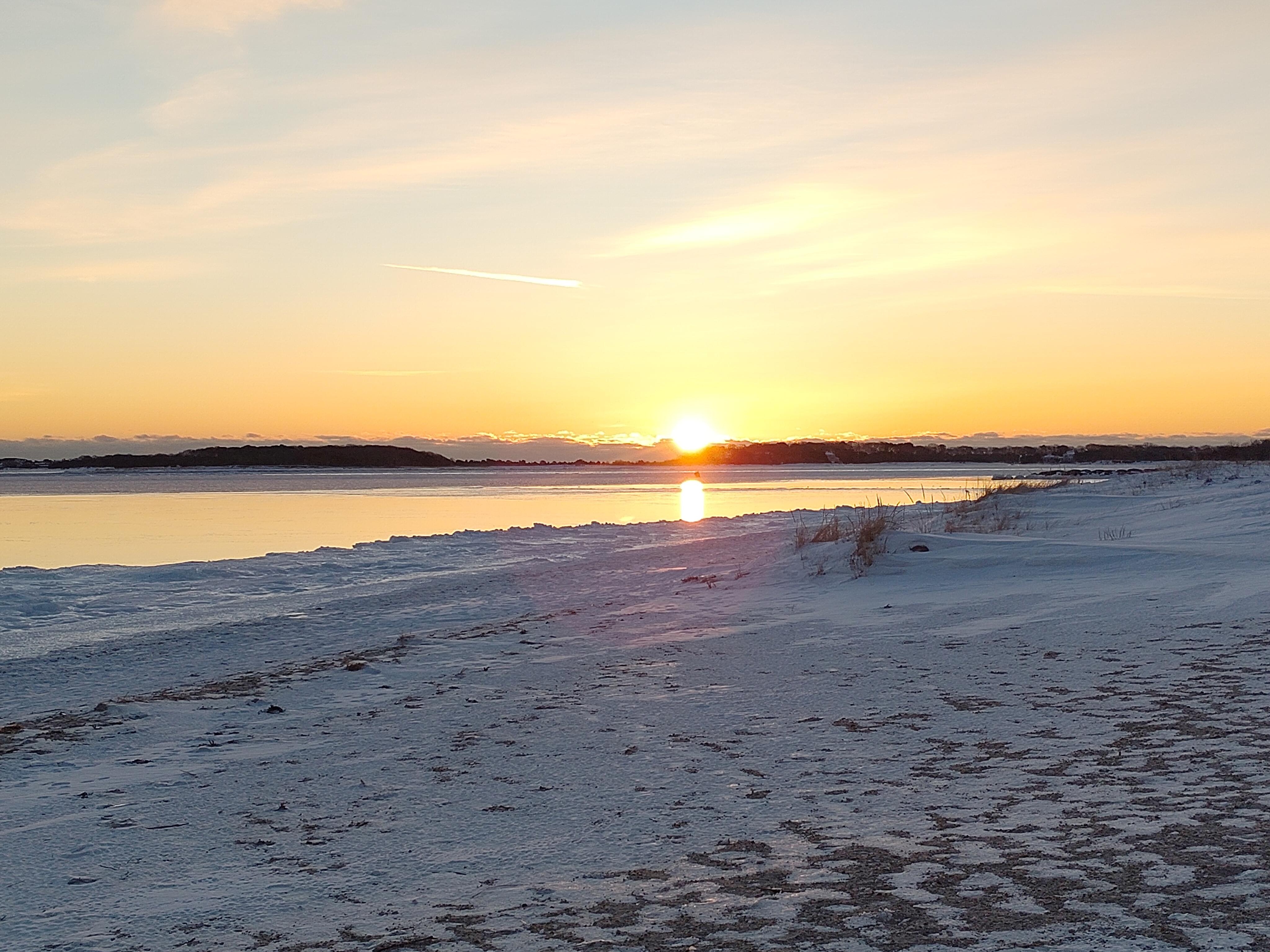 Sunrise at Kalmus beach.