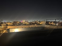 Night view from pool rooftop