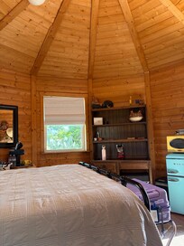 Across room - loved fridge and microwave ~