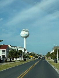 Driving around Ocean Isle Beach.