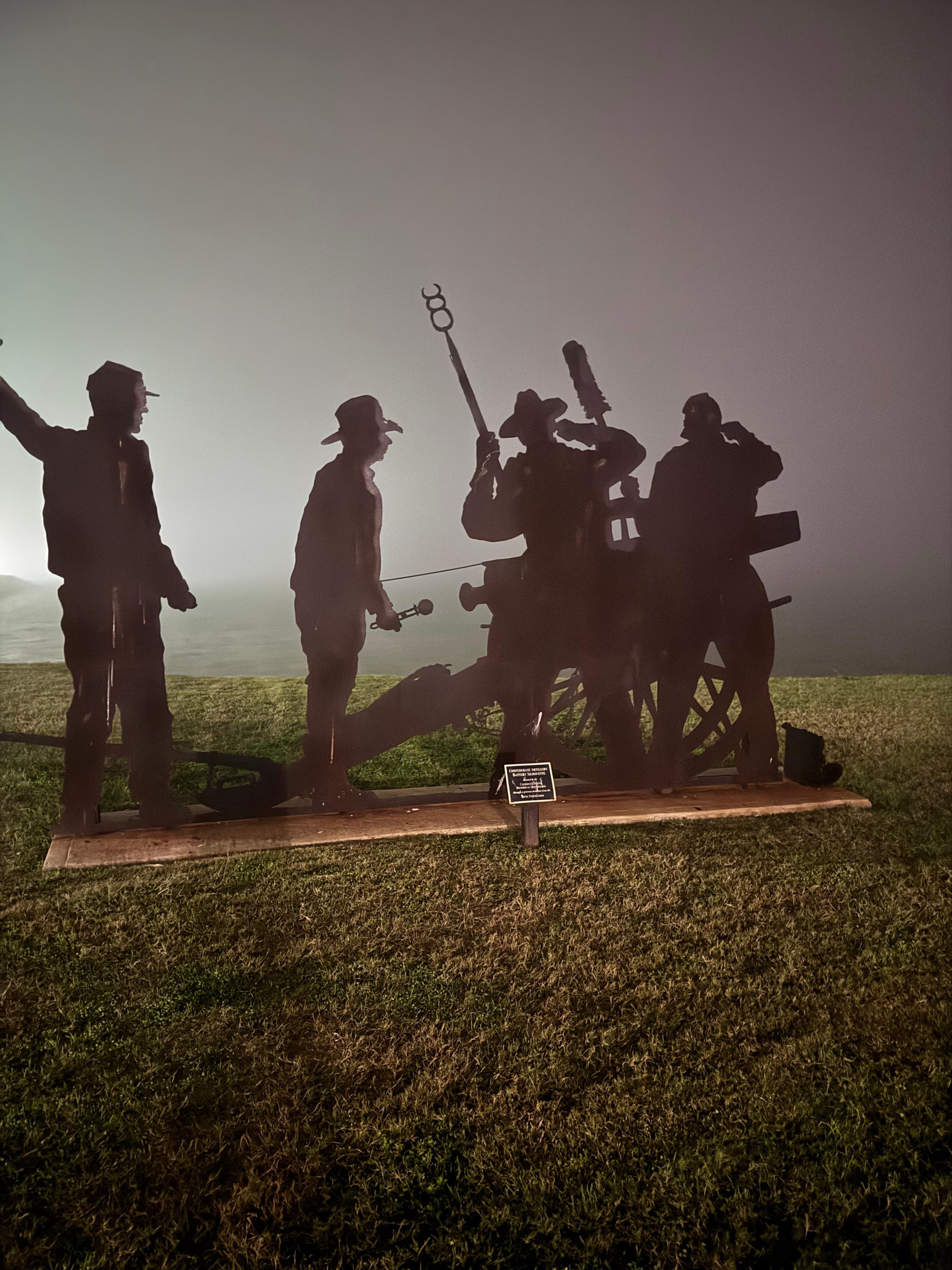 At a park right down the road