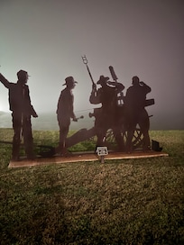 At a park right down the road