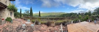 The view from the terrace - my breakfast view each morning