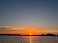 Sunrise from the early morning boat ride