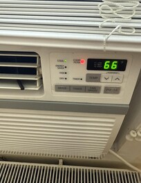 Only consistently working AC kept working with dirty filter and was not strong enough to cool the upstairs alone.